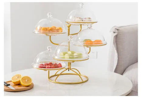 Nordic Creative Modern Fruit Plate Living Room Home Five-Layer