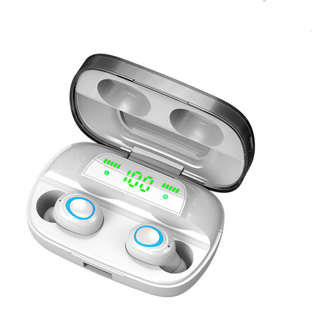 Bluetooth Headset 5.0 True Wireless Dual In-ear With Digital Display Sports Waterproof S11