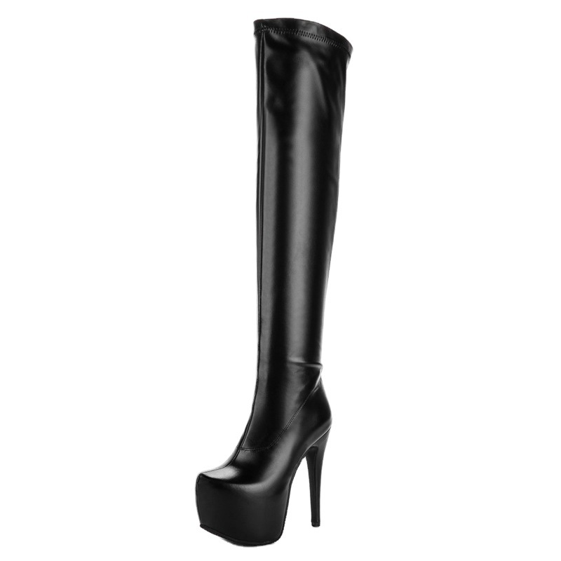 Title 6, Fashion Simple Over-The-Knee High-Heeled Women