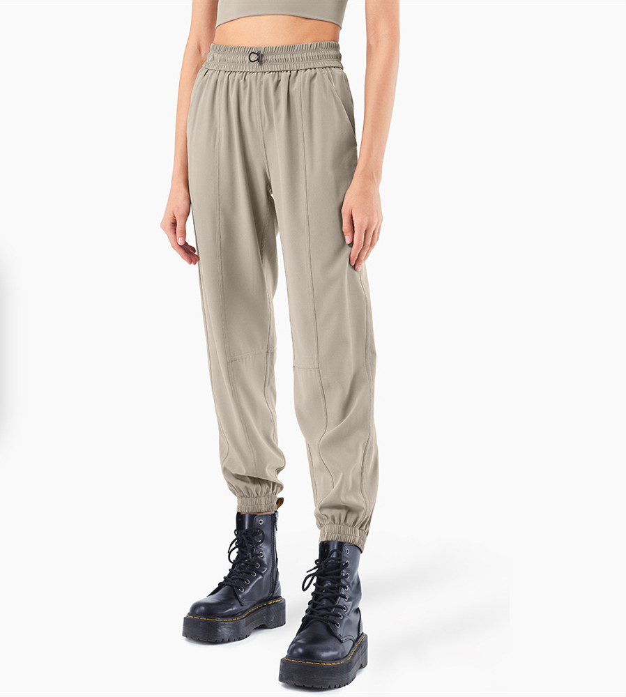 High Waist Peach Hip Fitness Pants Women Loose