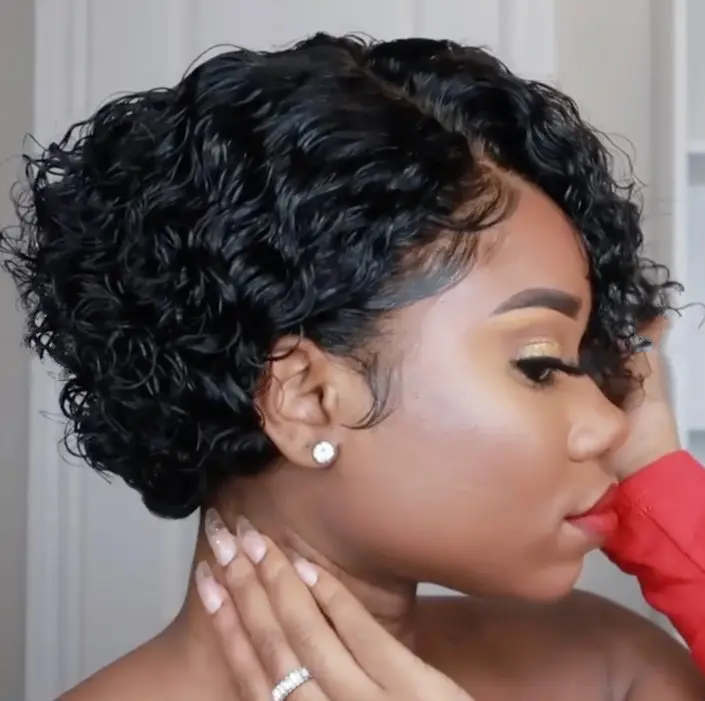Wigs Women's Short Curly Hair
