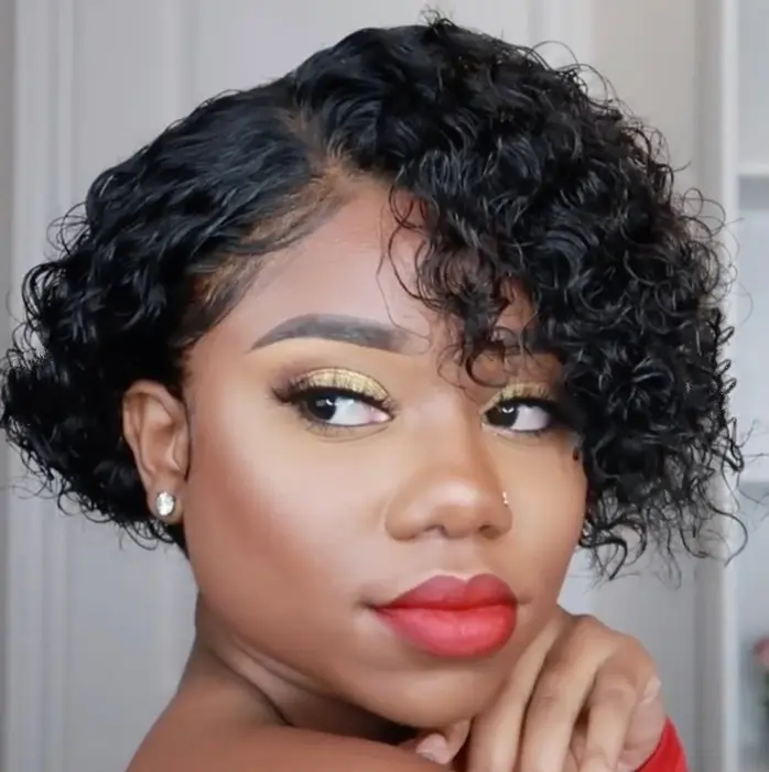 European And American Wigs Women's Short Curly
