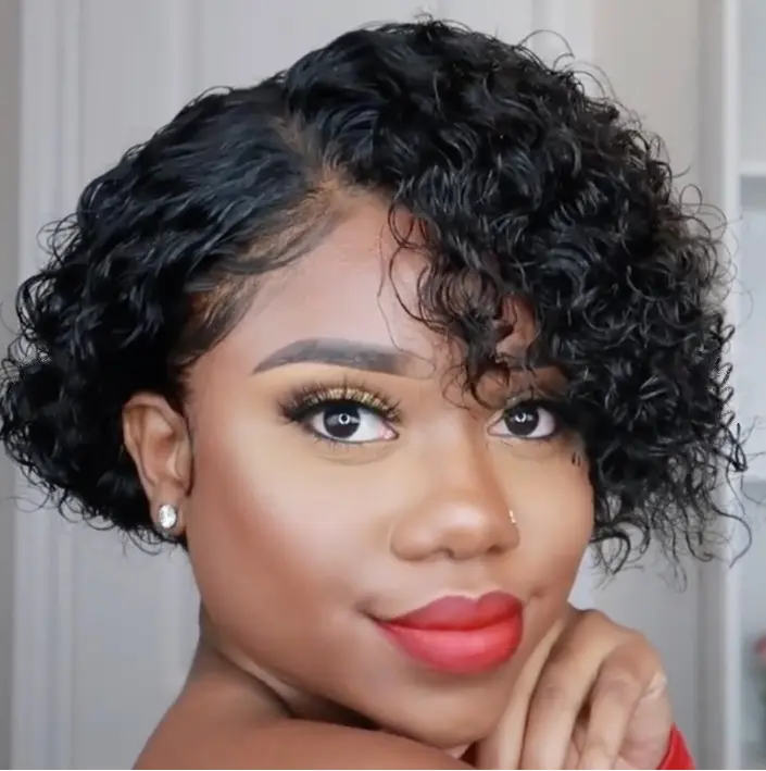 European And American Wigs Women's Short Curly