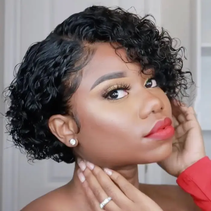European And American Wigs Women's Short Curly