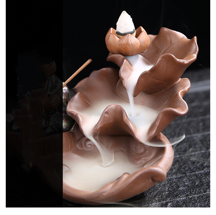 High Mountain Flowing Water Backflow Incense Burner Indoor Creative Handicraft Ornaments Home Reflux Incense Burner