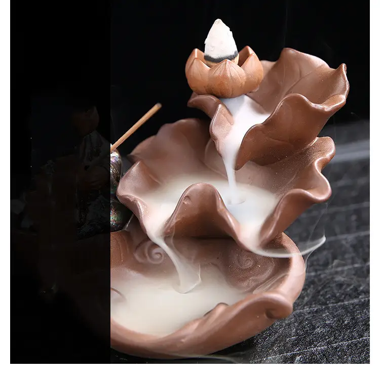 High Mountain Flowing Water Backflow Incense Burner Indoor Creative Handicraft Ornaments Home Reflux Incense Burner