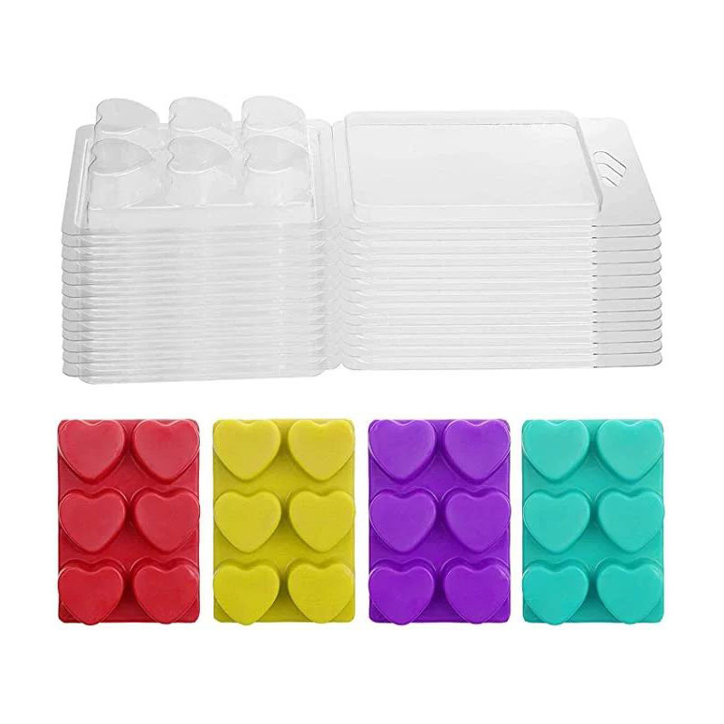 قالب شموع العلاج العطري من بلاستيك بي في سي