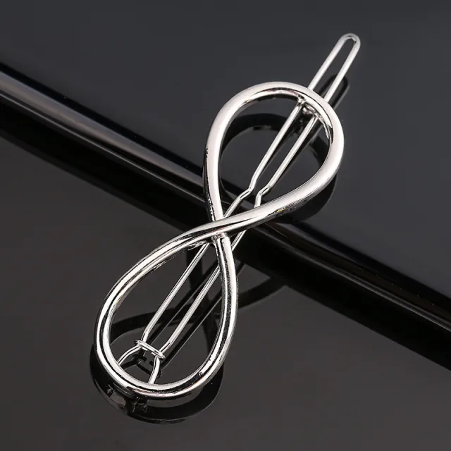 Creative Metal Frog Clip Triangle Moon Hairpin - Shop at LoveMi