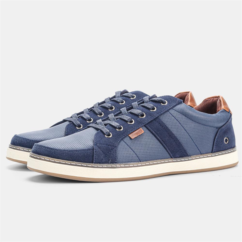 Title 4, Heren leren sneakers Casual schoenen Comfortabe...