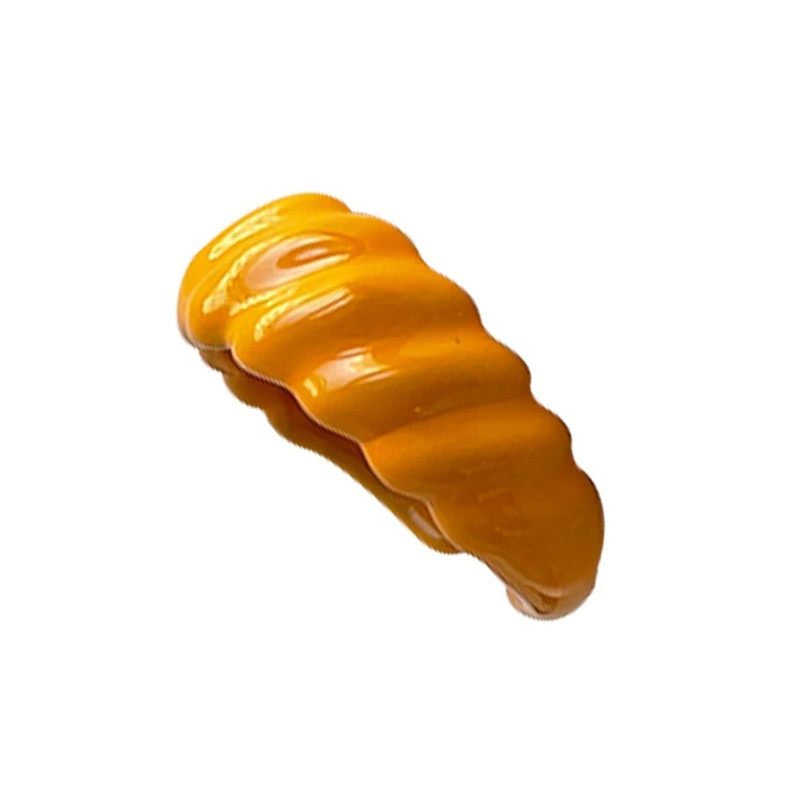 خاتم بخيوط دوامة من الراتينج بألوان الماكرون