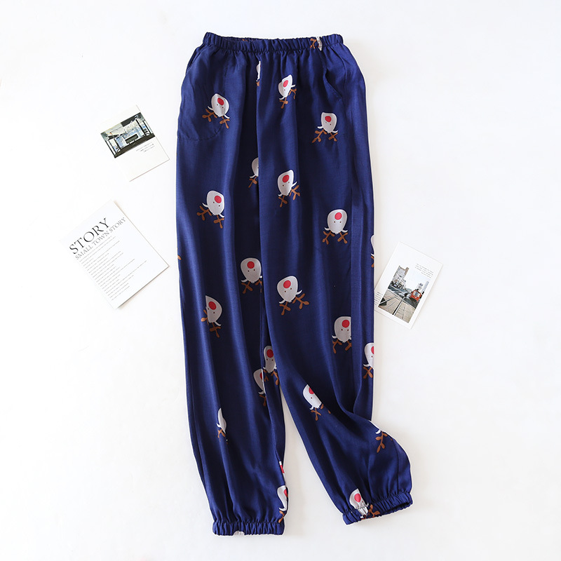 Title 5, Spring And Summer Cotton Pajamas Ladies Rayon