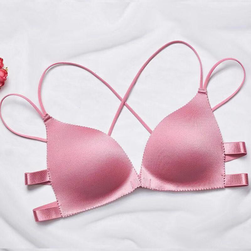 Title 10, Front Buckle Bra Without Steel Ring Underwear B...