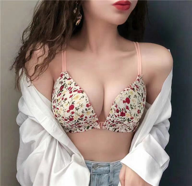 Title 9, Front Buckle Bra Without Steel Ring Underwear B...