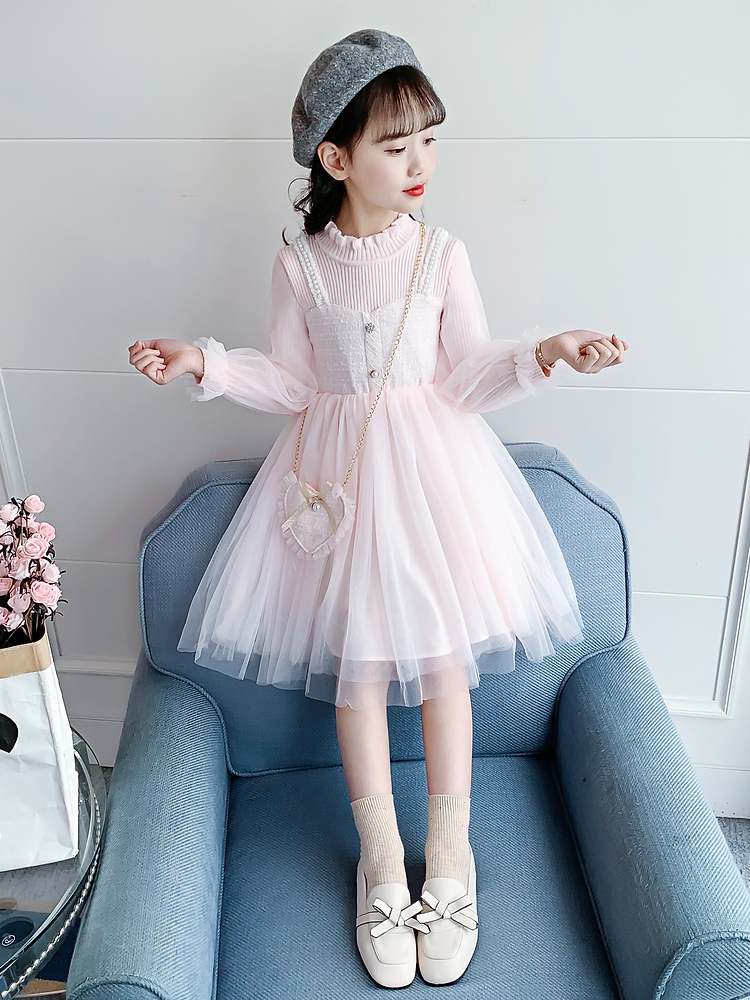 Children'S Western Style Dress Spring