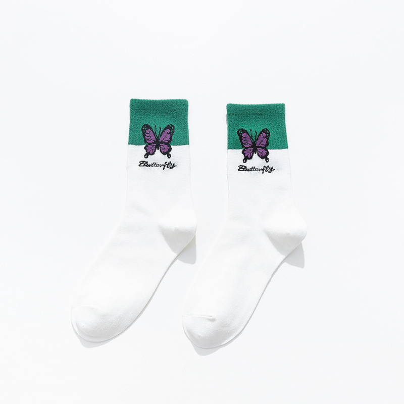 Title 9, Chaussettes assorties aux couleurs papillon, ch...