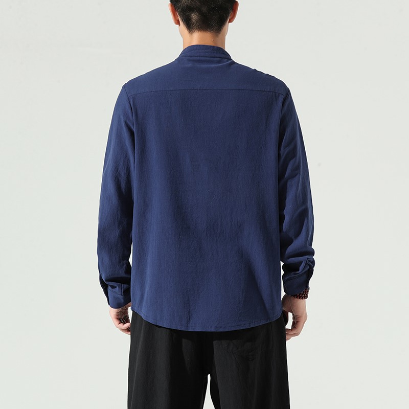 Title 3, Solid Color Button Cardigan Shirt