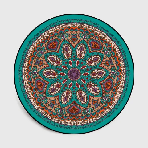Bohemian Retro Mandala Flower Ethnic Style Living Room Bedroom
