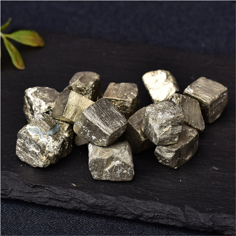 Natural Pyrite Rough Chalcopyrite Gravel Teaching Specimen Stone Rough Ornaments Mineral Crystal Strange Stone