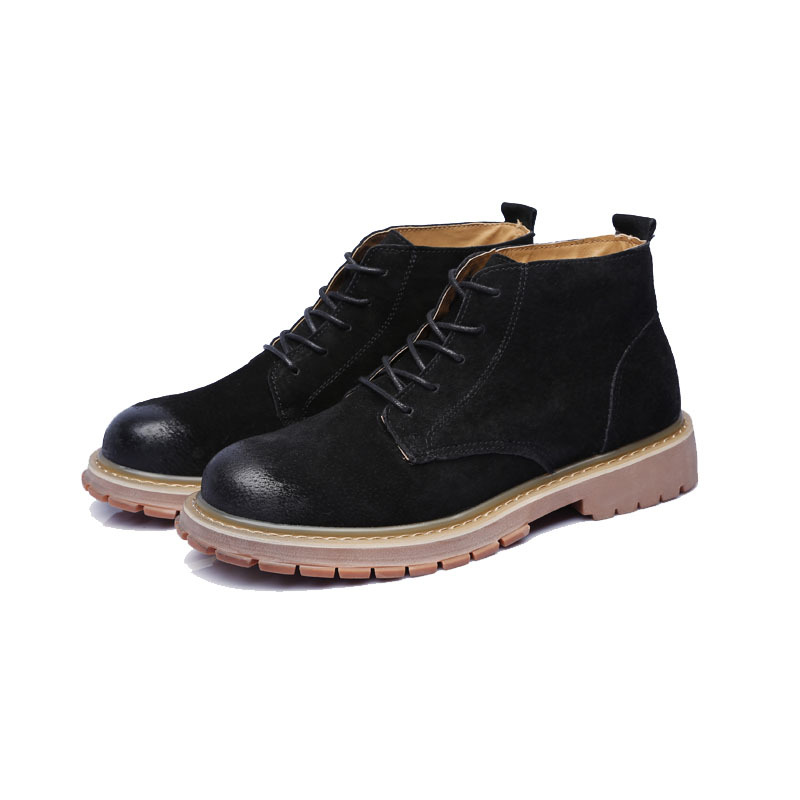 Title 5, Botas Martin coreanas de inverno masculinas com...