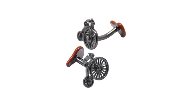 Title 4, Savas Retro Bicycle Cycling Cufflinks Mens Fre...