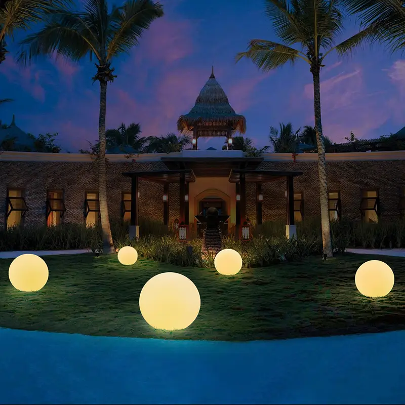 Led Luminous Ball Lights Outdoor Waterproof Colorful