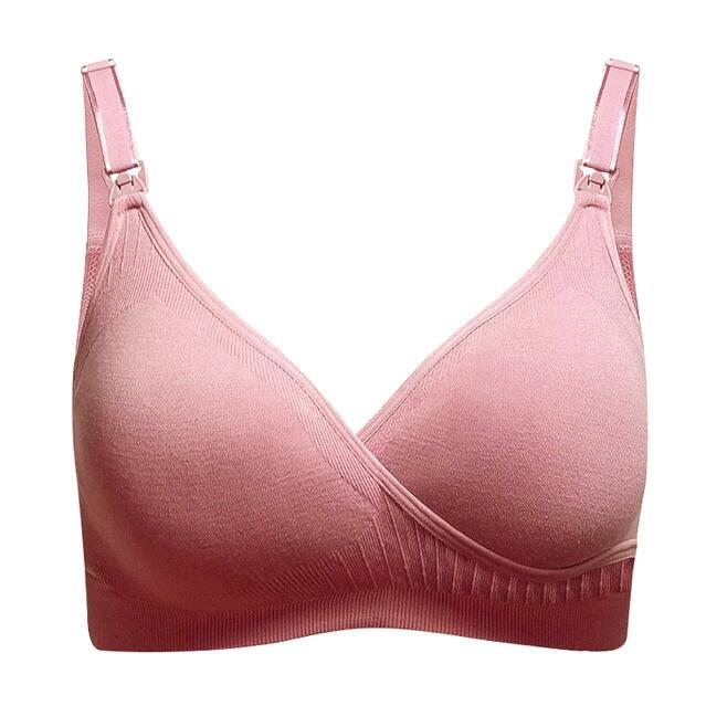 Title 1, Large Size Front Button Breastfeeding Bra For P...