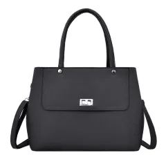 Fashion Trendy All-Match New Shoulder Bag Handbag - Black - View 1
