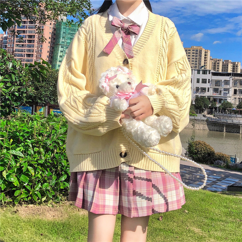 Title 6, Japanese College Style Jk Uniform Sweater Femal...