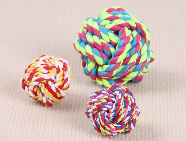 Toy Knot Molar Teeth Resistant Teeth Clean Teeth Knitting Ball Teddy Golden Retriever