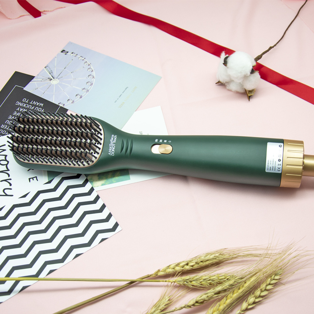 Hot Air Comb 3 In 1 Straight Hair And Curly Hair Dryer Negative Ion Beauty Power Comb Single Step Hot Air Comb - Image 5