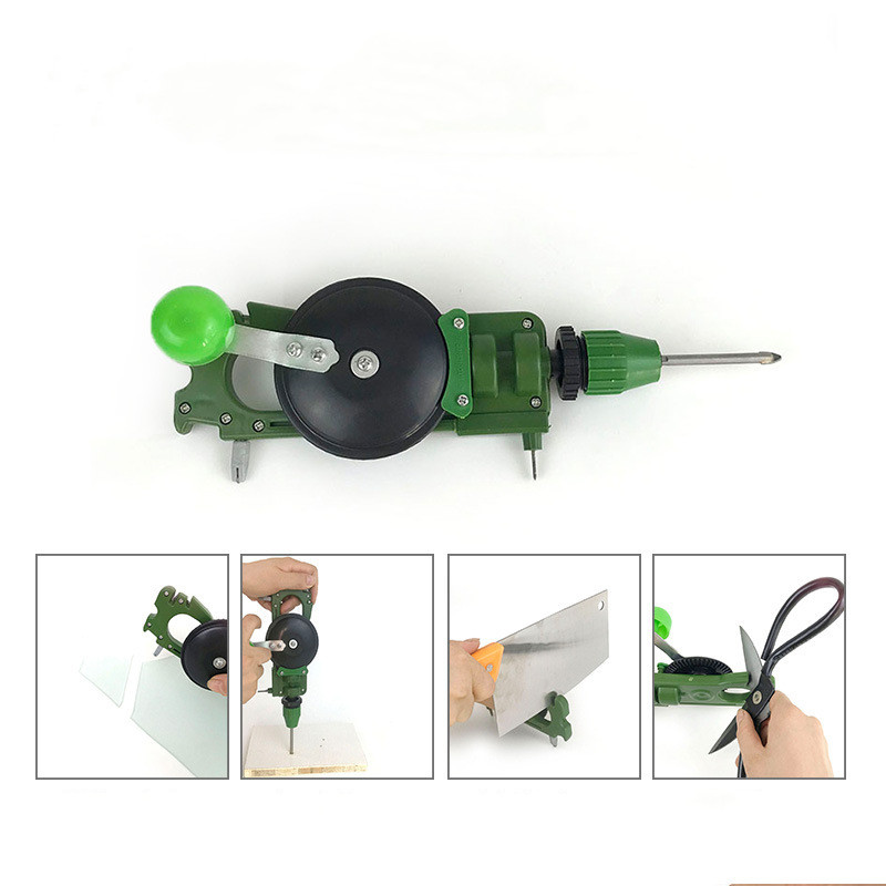 Manual Drill DIY Woodworking Portable Hand Drill Bits DIY Tool Glass