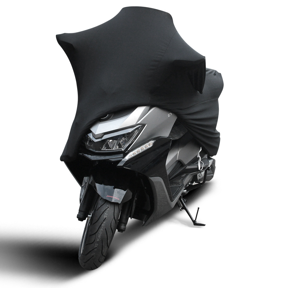 Four-Sided Stretch Cloth Motorcycle Jacket For Indoor Use, Tight-Fitting Stretch Motorcycle Cover — foto 4