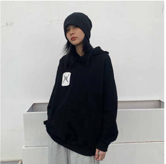 Title 2, Hooded Korean Style Trendy Student Loose Top