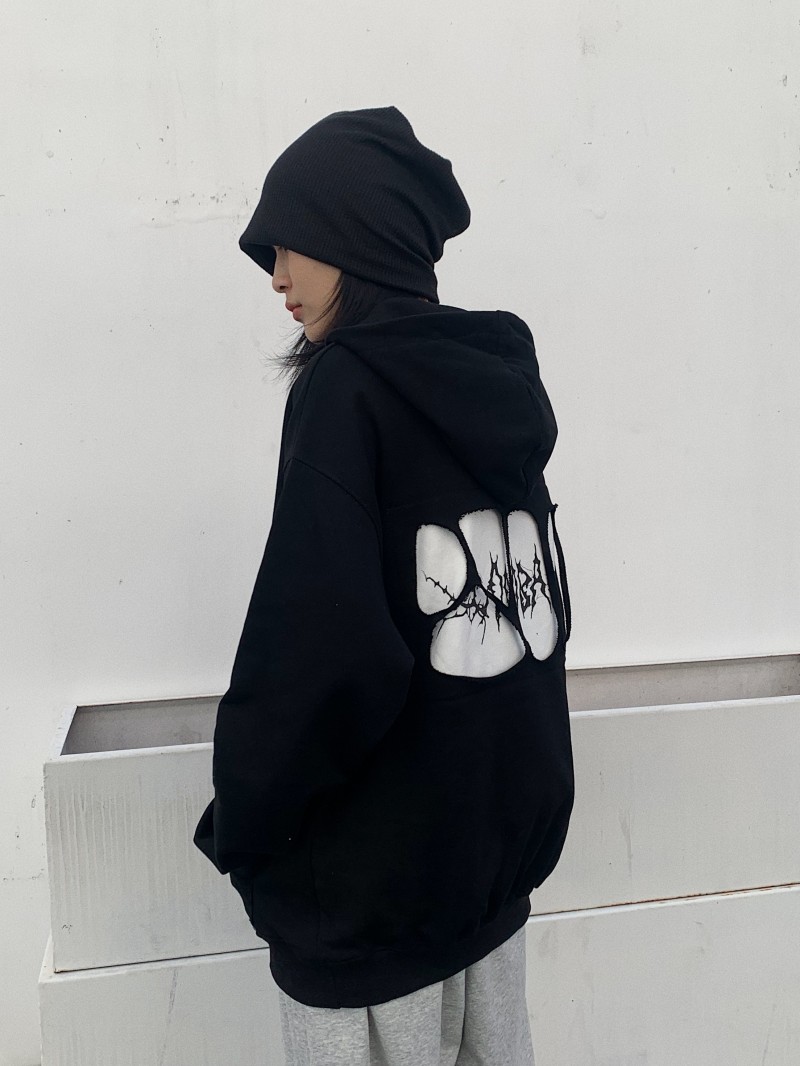 Title 4, Hooded Korean Style Trendy Student Loose Top