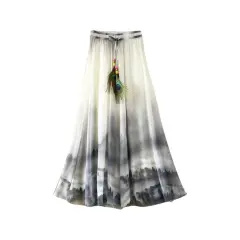Big Swing Beach Skirt Floral Chiffon - Floral - View 1