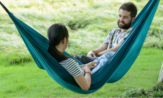 Hamac de camping ultra-léger portable 180 kg 5