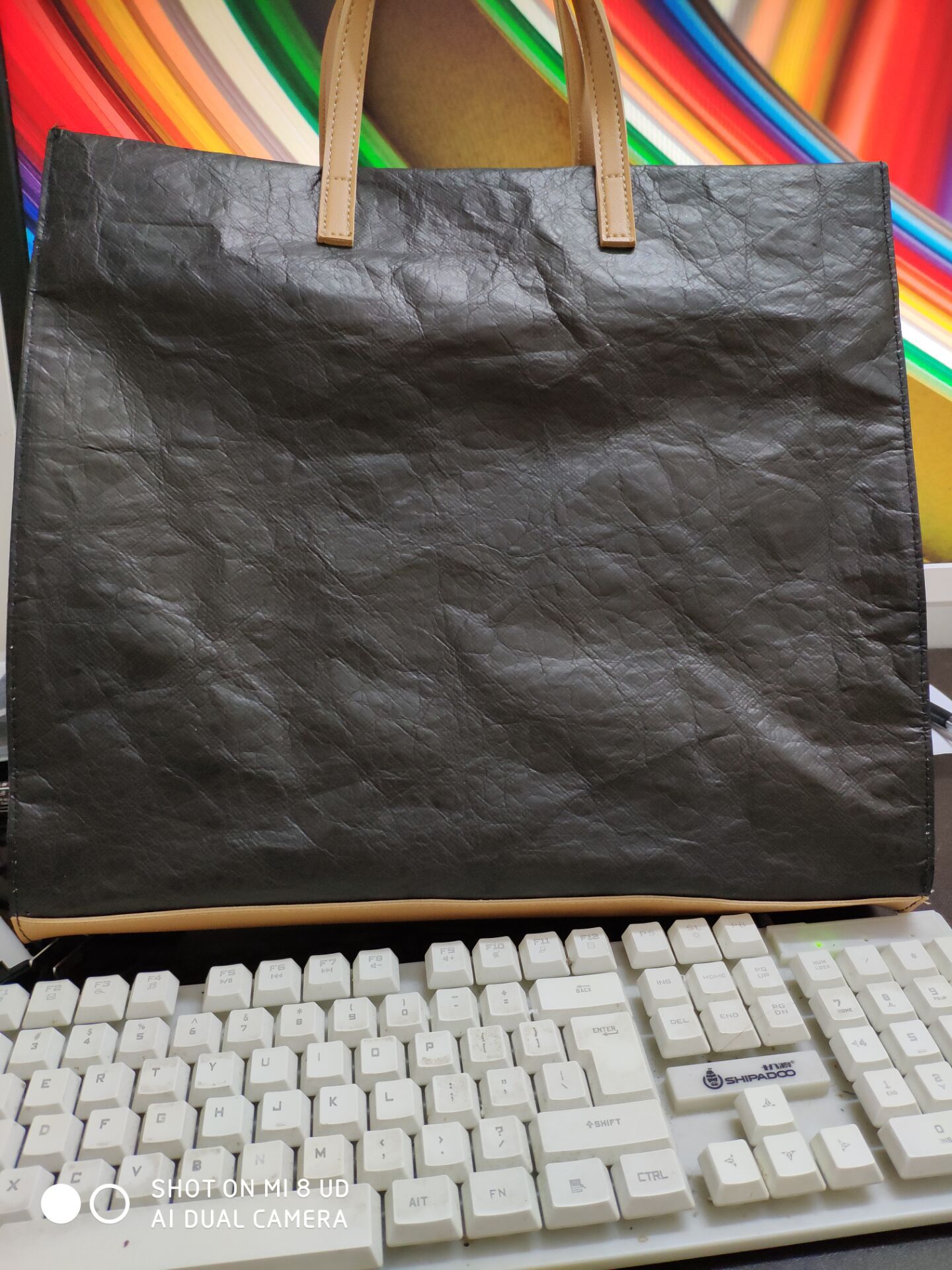 New Waterproof Paper Simple Handbag Ins Shoulder Bag