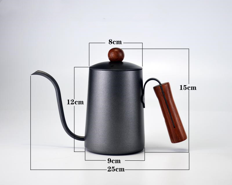 Title 1, Stainless Steel Long-Mouth Coffee Pot Set with ...