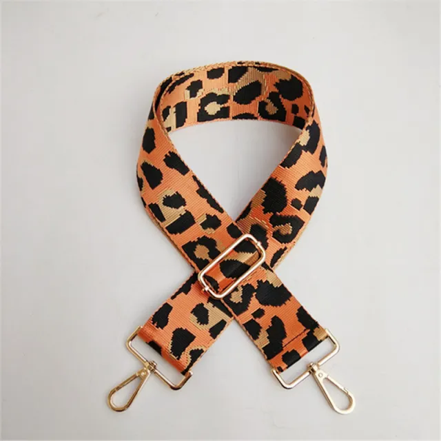 Thicken Color Female Bag Accessories Leopard Print Tie Long Shoulder Strap One Shoulder Messenger Extended Shoulder Strap Replacement Jacquard Bag ... Orange - Shop at LoveMi
