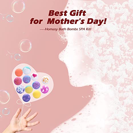 Бомбочки для ванны, 14 штук взрывчатых соляных шариков, подарочная коробка с различными ароматами, шарики для ванны, пузырьковая бомба для ванны для женщин