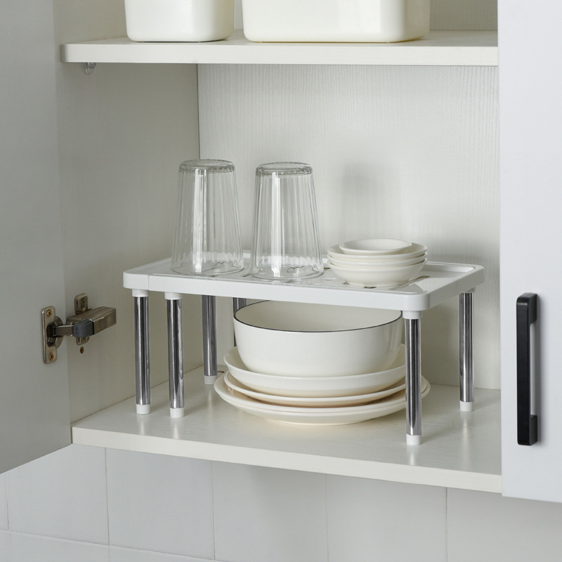 Title 1, Retractable Layered Storage Racks Bathroom Debr...