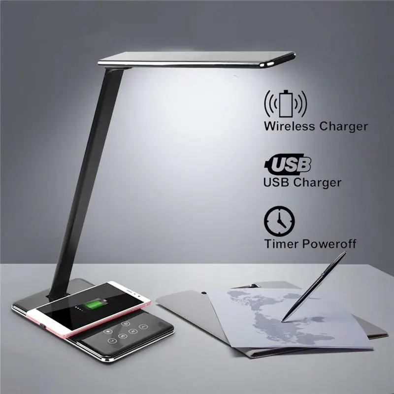 Huawei Apple Wireless Charging Desk Lamp LED Eye Protection