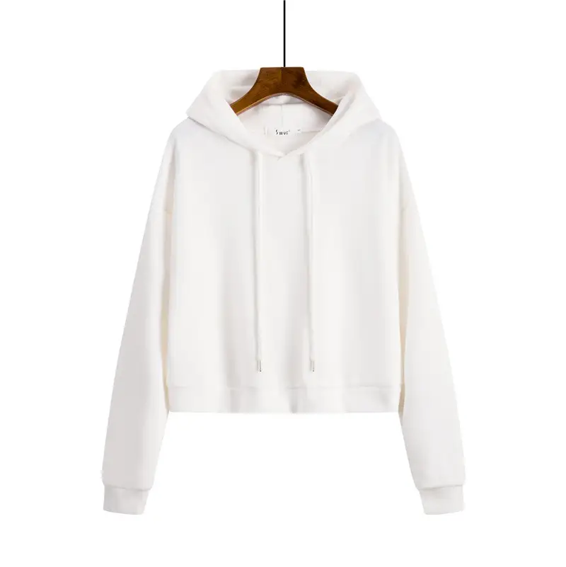 Women's Short Hooded Sweater Loose Thin Long Sleeved Jacket