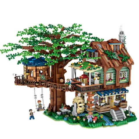 4761pcs Forest Tree House Model Building Blocks with Figures