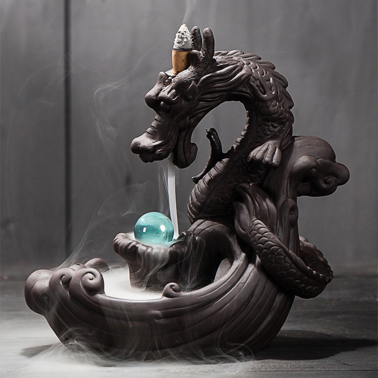 Dragon incense burner