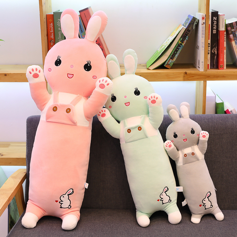 Love Rabbit Pillow Long Plush Toy Doll Sleeping Rag Doll To Appease Girls Cute Doll Birthday Gift