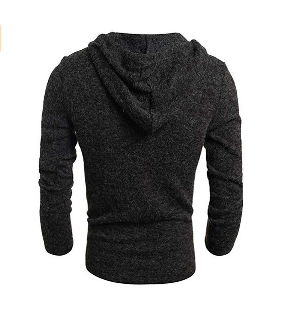 Title 3, Herbstneuer Herren-Pullover mit Kapuze und lang...