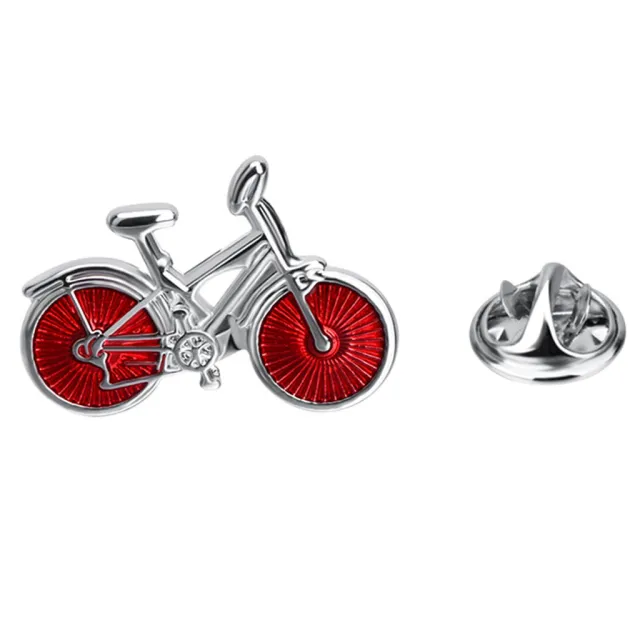 Men's And Women's Red Oil Drop Pin Medal Collar Pin Metal Corsage Red Oil Tire Bicycle - Shop at LoveMi