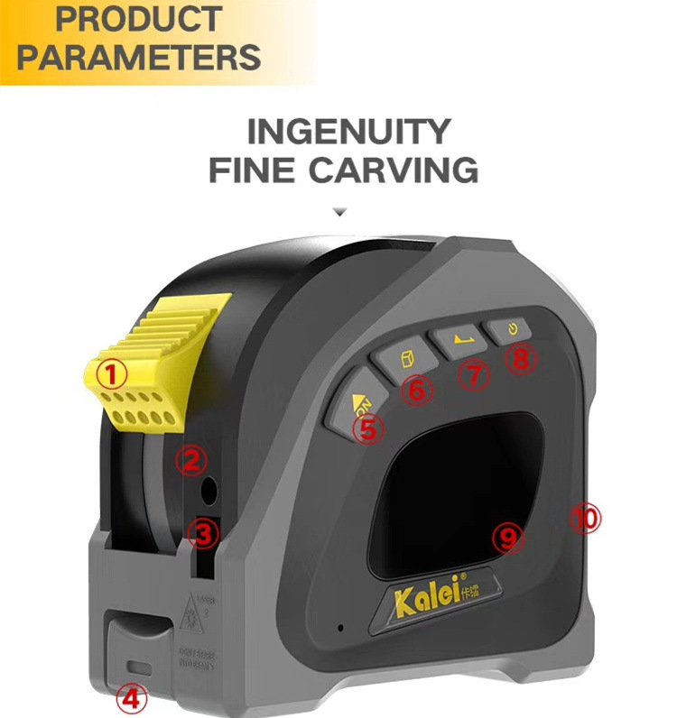 Laser Ruler, Laser Rangefinder, Tape Measure, 40 Meters Infrared Multi-function Measuring Instrument For Volume Measurement Metre Numerique — foto 7