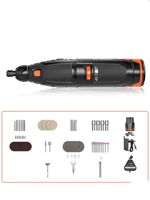 Electric Grinder Small Hand-held Woodworking Engraving Complete Set